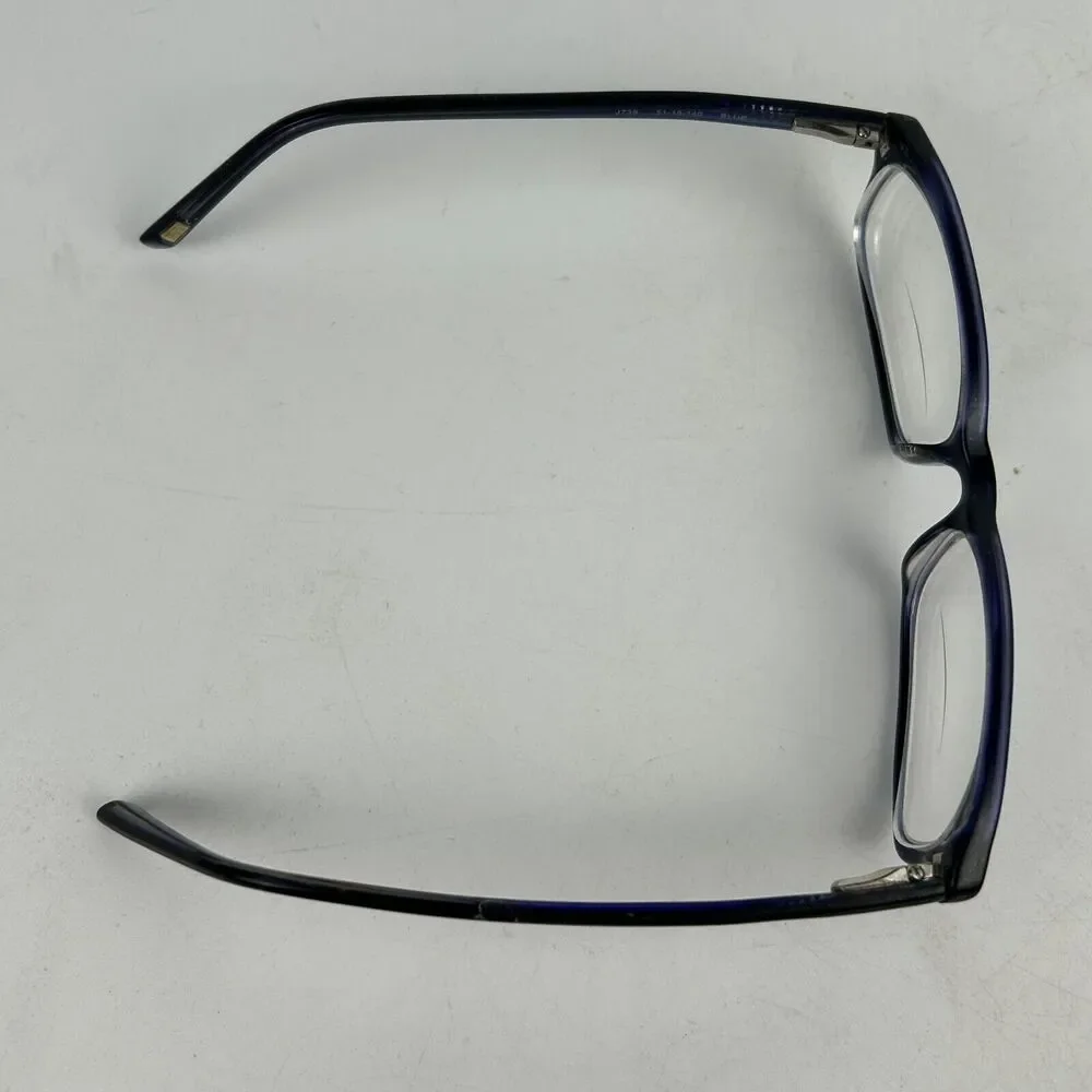 Jones New York J739 Eyeglasses Women Blue Black Plastic Frame Full Rim 51 15 140